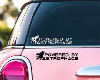 Powered By Astrophage - Decal | Project Hail Mary inspired Decal | Rocky Decal | Bookish Decal | Sci-Fi | BookTok | Reading Sticker | Rocky