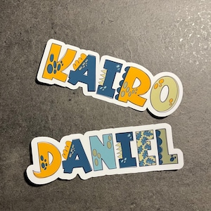 Name Stickers for School | Dino Stickers | Dinosaur Name Stickers | Dinosaur Sticker | Name stickers | Trending