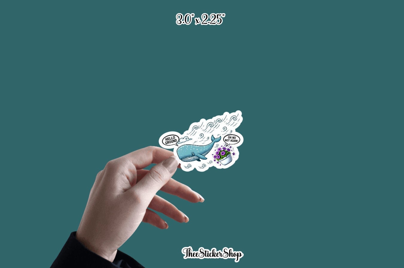 The Ground / Oh No Not Again - Sticker | Hitchhiker's Guide- Sticker ...