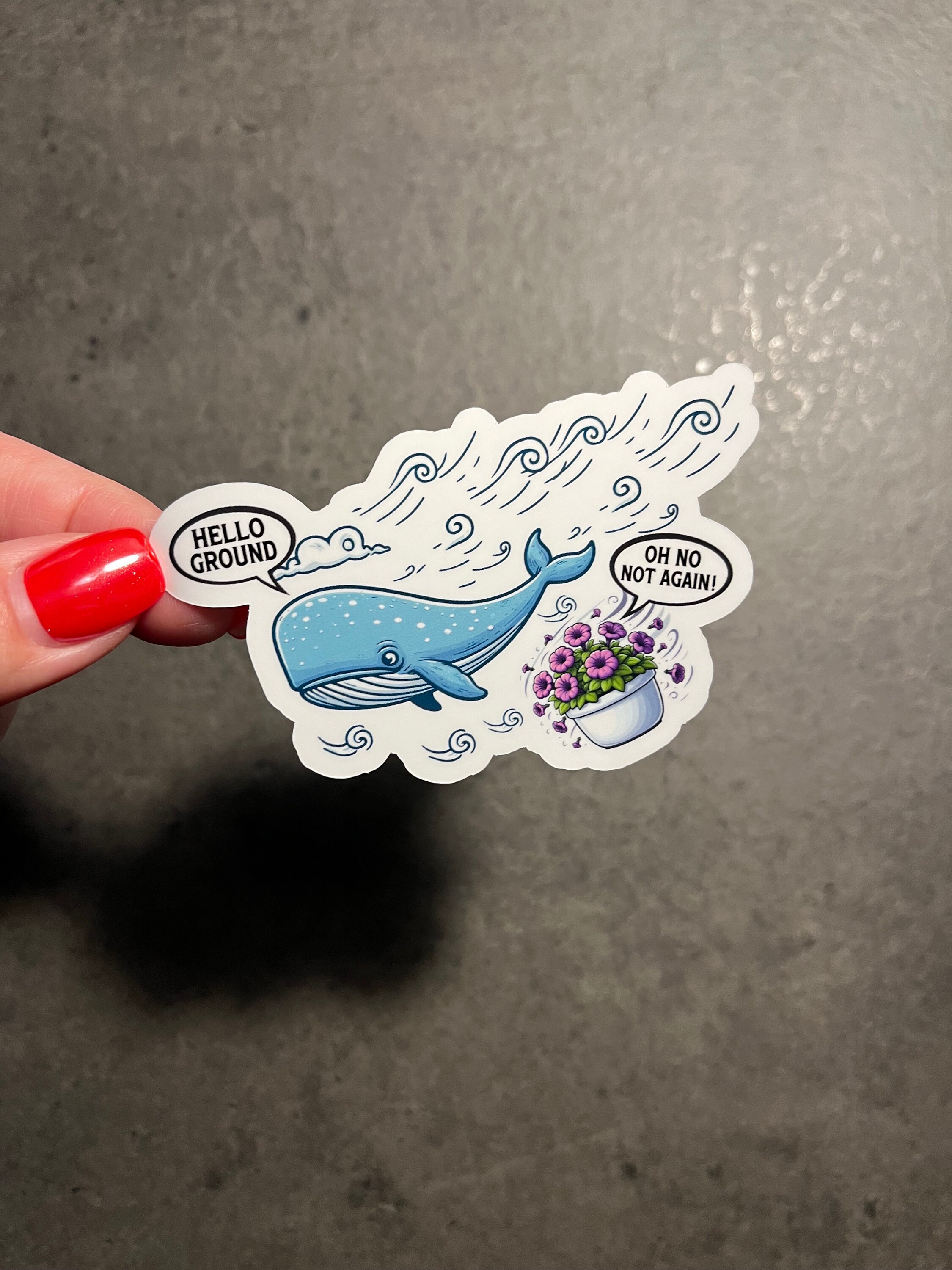 The Ground / Oh No Not Again - Sticker | Hitchhiker's Guide- Sticker ...