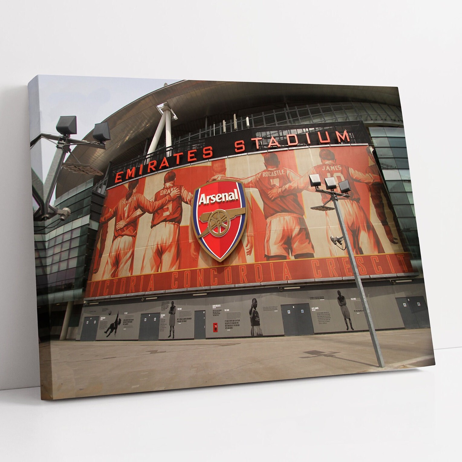 Arsenal Emirates Stadium Canvas Art Print Poster 30X 20 Inches