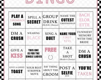 Bachelorette Bingo