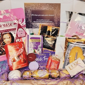 Indulgent Spa Hamper, Spa and Chocolate Pamper Hamper, Get Well Soon Gift, Gifts For Her, Birthday Gifts, Thank You Gift, Treat a Friend