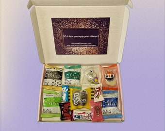 Mochi Letterbox Snack Hamper | Sweet Candies, Mochi, Cookies | from Asia, Japan, Hong Kong and Korea | Kawaii