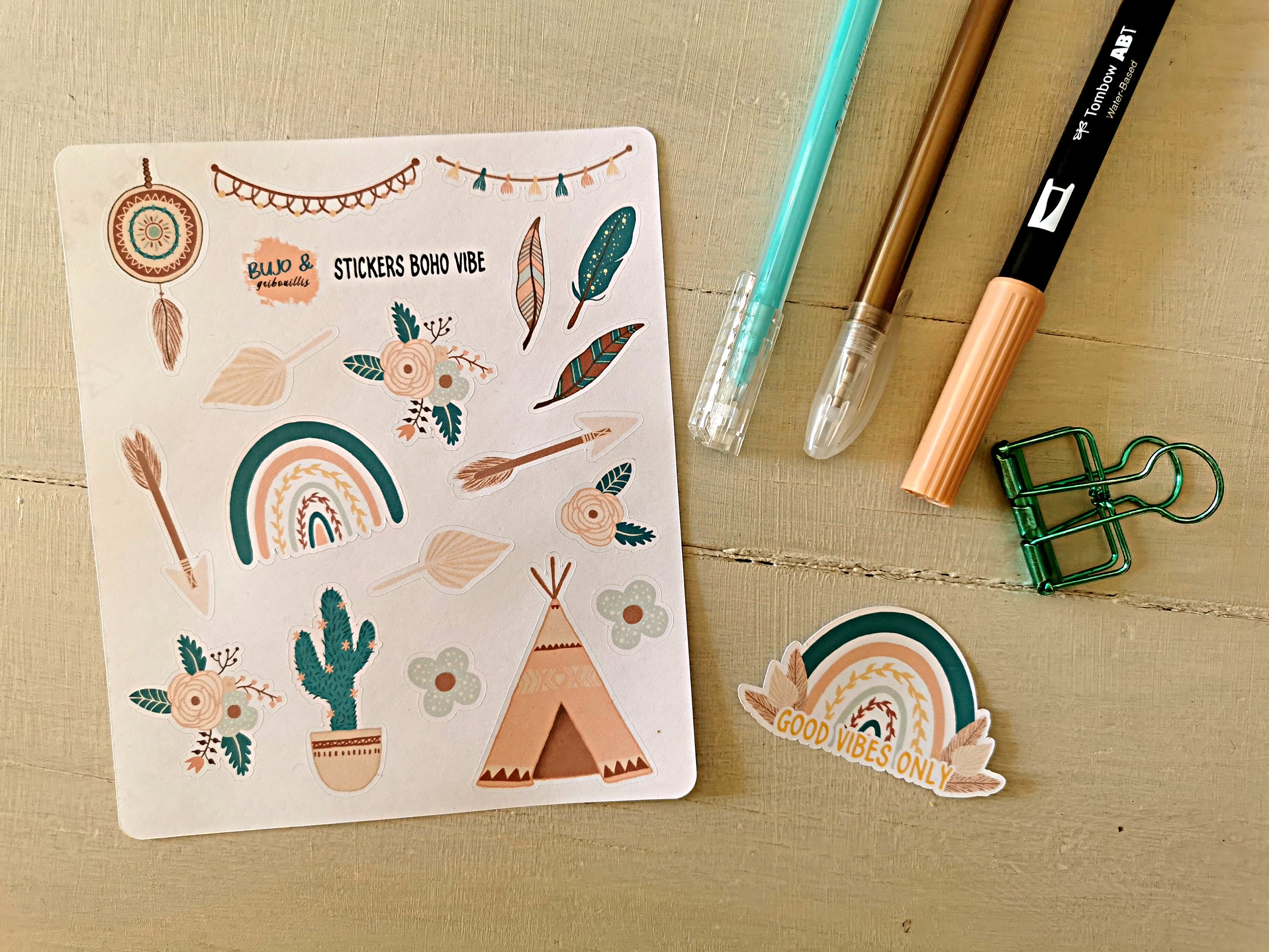 Boho Vibes Sticker 