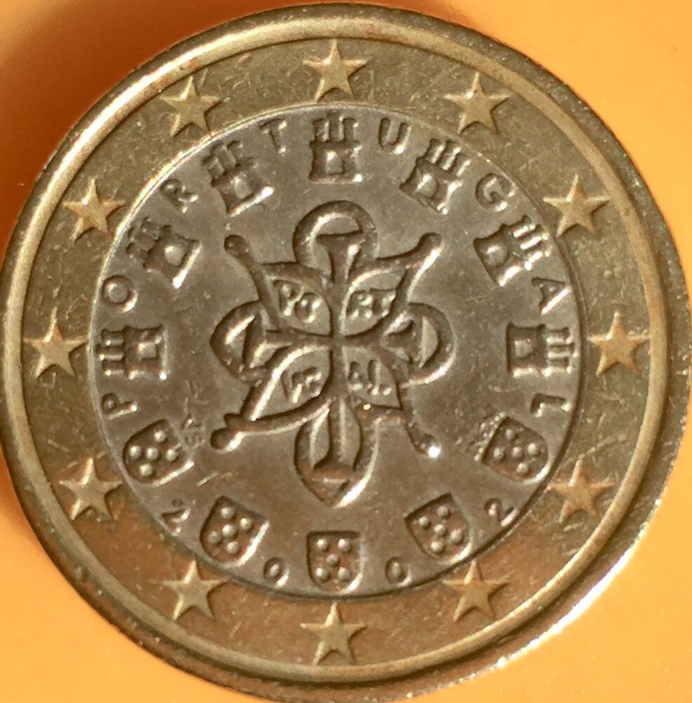 1 euro 2002 Portugal Zeldzaam Etsy Nederland