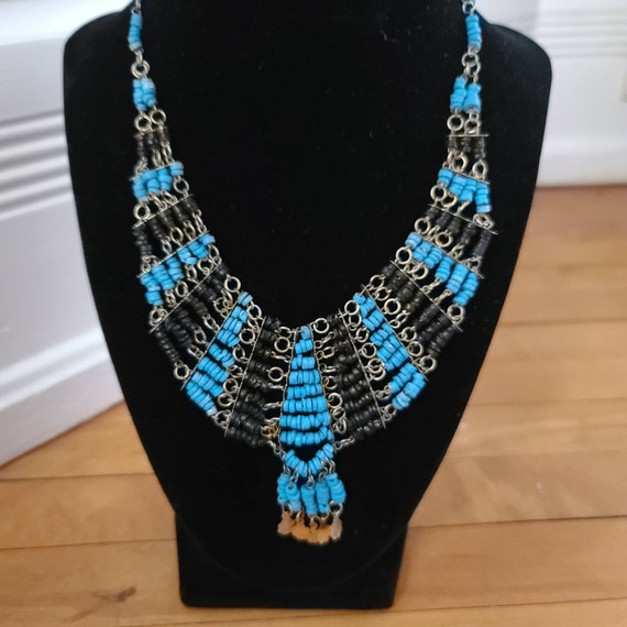 Antique Egyptian Revival collar necklace.