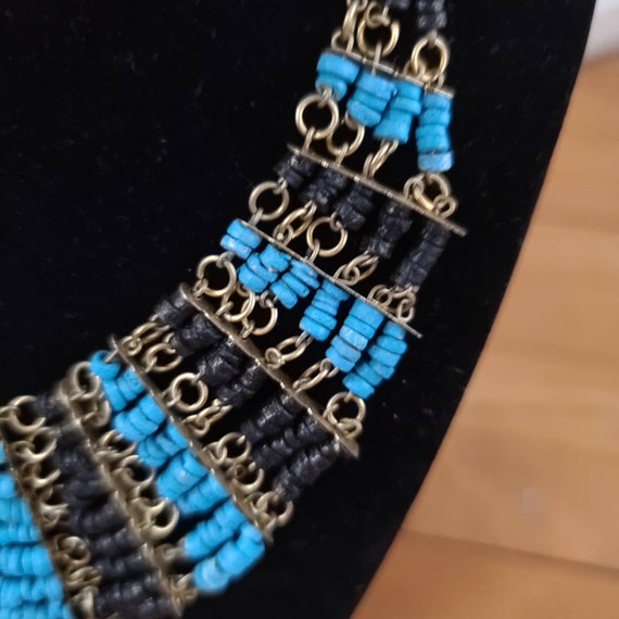 Antique Egyptian Revival collar necklace. - image 3