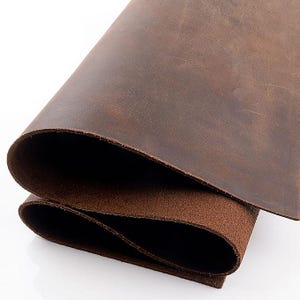 Genuine Full Grain Cowhide Leather Sheet, 2mm Thick Tooling Material Crafts