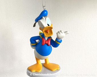 Donald Duck Christmas Ornament, Donald Duck Ornament, Donald Duck Cake Topper, Donald Duck Figurine