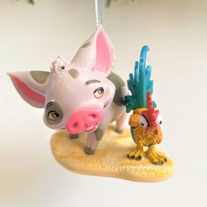 Pua and Hei Hei Christmas Ornament From Disney Moana