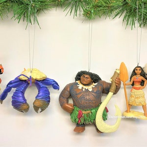 Disney Moana Christmas Ornament set of 5