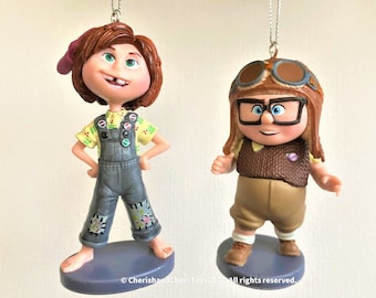 Carl and Ellie Christmas Ornament set of 2 from Disney&#39;s Up