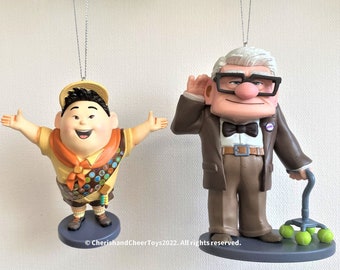 Disney Carl Fredricksen and Russell Christmas Ornament set of 2 from Up
