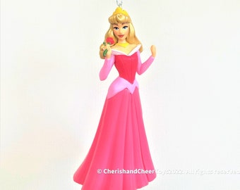 Aurora Sleeping Beauty Princess Christmas Ornament From Disney, Aurora Ornament, Princess Aurora ornament, Aurora Princess Ornament, Aurora