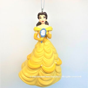 belle blue dress ornament Enchanting Nutcracker Glitter Chambray Dress Denim / 6Y main image 1