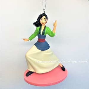 Mulan Princess Christmas Ornament from Disney, Mulan Ornament, Princess Mulan, Mulan Figurine, Mulan Cake Topper, Mulan Princess, Mulan