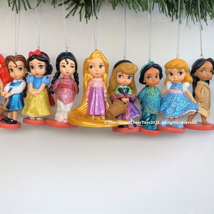 Disney Princess Christmas Ornament Set of 10