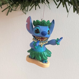 Lilo And Stich Hula Hawaiian Stich Alien Dog Christmas Ornament