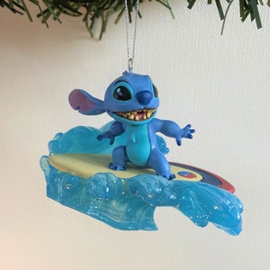 Lilo And Stitch Surfer Stich Christmas Ornament
