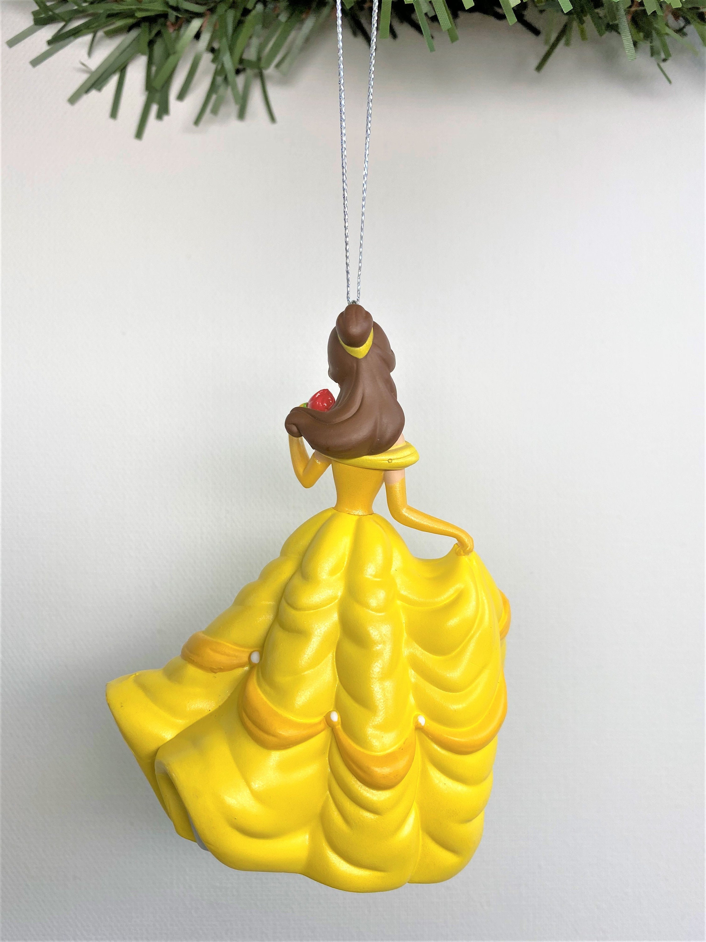 belle blue dress ornament Princess Belle Ornament Figure Figurine Blue Dress Christmas Ornament Gift Decor Collectible From Disney Movie Beauty and the Beast
