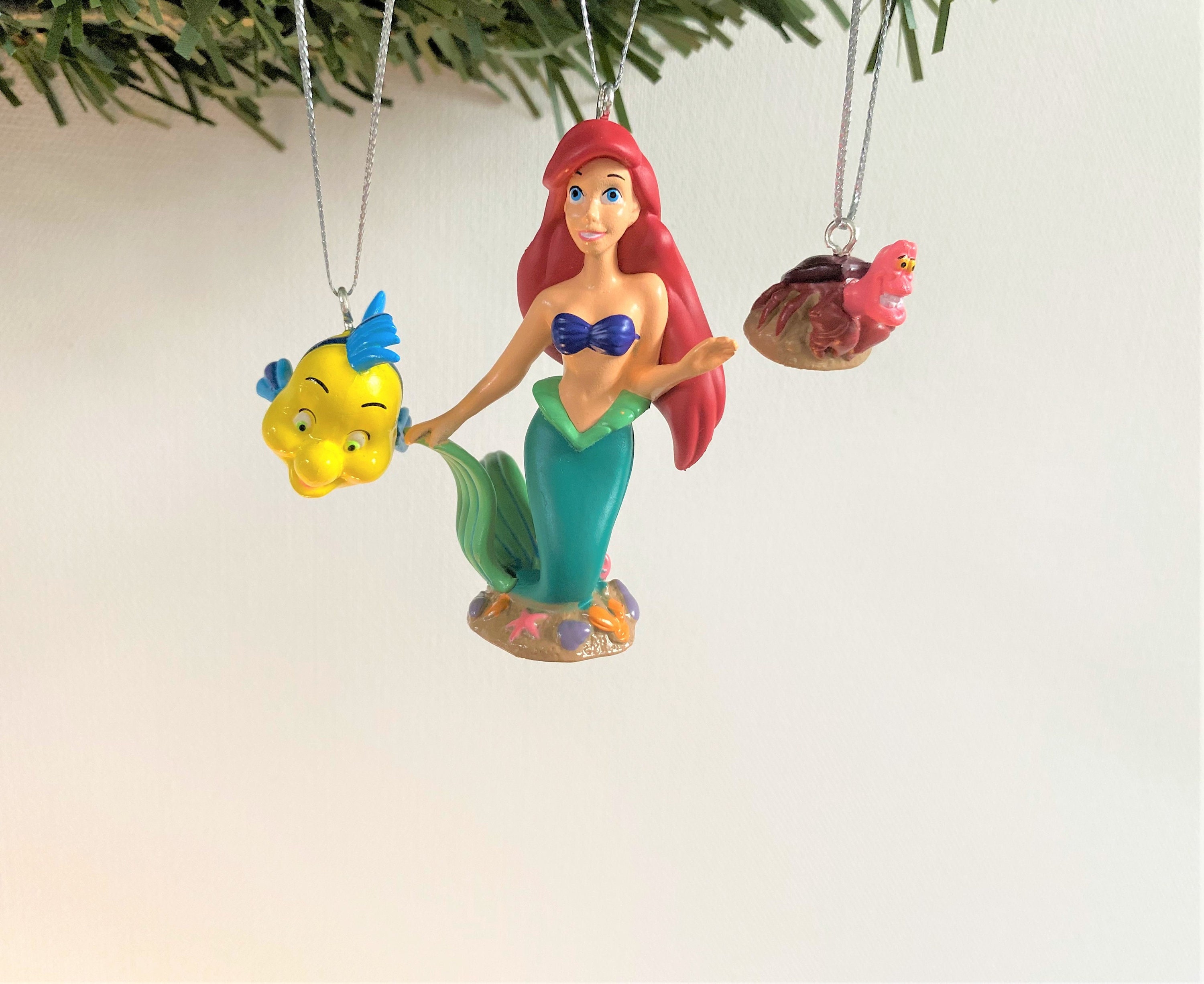 アリエル　セバスチャン　スケッチブック　オーナメント　ディズニー　フィギュア
