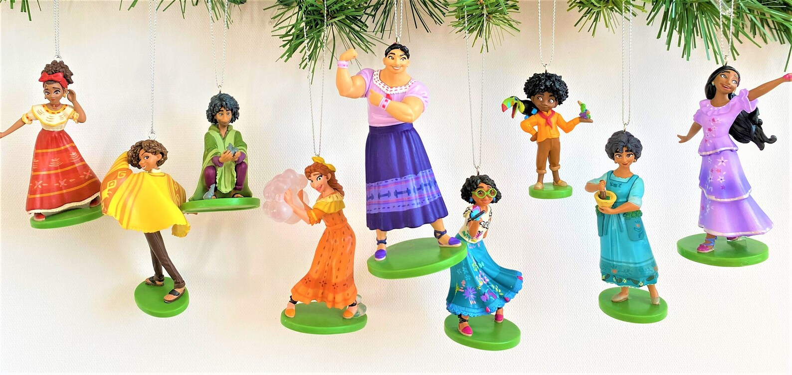 Encanto Set of 9 Christmas Ornaments Encanto Ornament Etsy