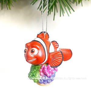 Marlin Ornament from Finding Nemo, Nemo Dad Ornament, Marlin Fish, Marlin Finding Dory,  Finding Dory, Dory, Clown Fish, Squirt