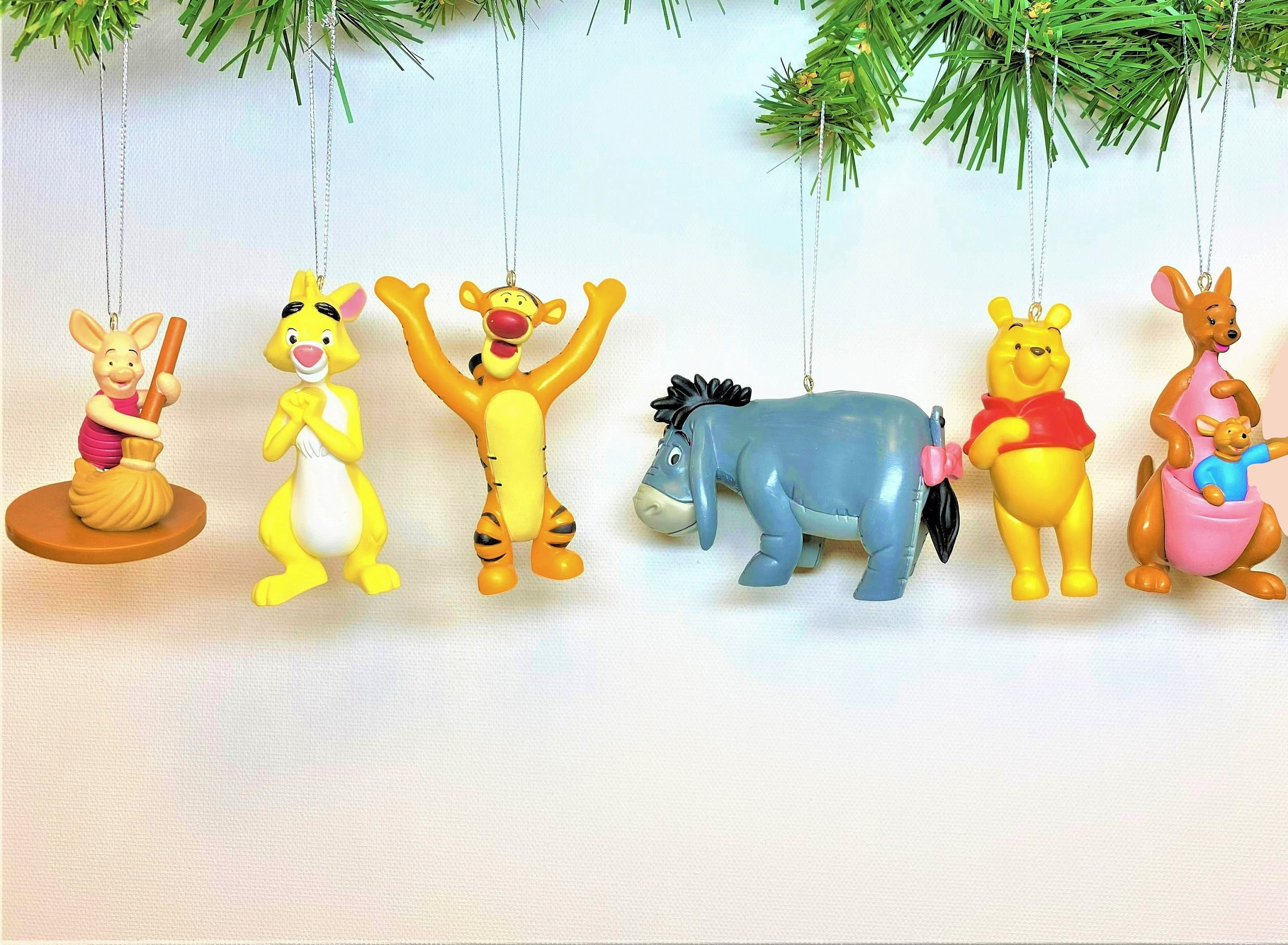 Disney Winnie the Pooh Christmas Ornament Set of 6 Etsy