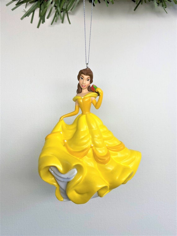 disney princess dress ornaments Disney Princess Belle From Beauty and The Beast Christmas Ornament