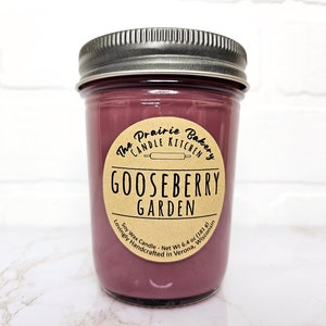 Gooseberry Garden | Scented Soy Wax Candle | Fruity Berry Kitchen Scent | Housewarming Birthday Wedding Holiday  Gift
