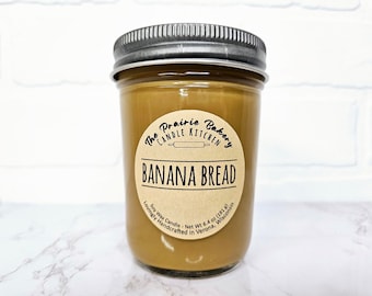 Fresh Baked Baguette | Scented Soy Wax Candle Delicious Crispy Bread & Butter Kitchen Scent | Housewarming Birthday Wedding Holiday  Gift