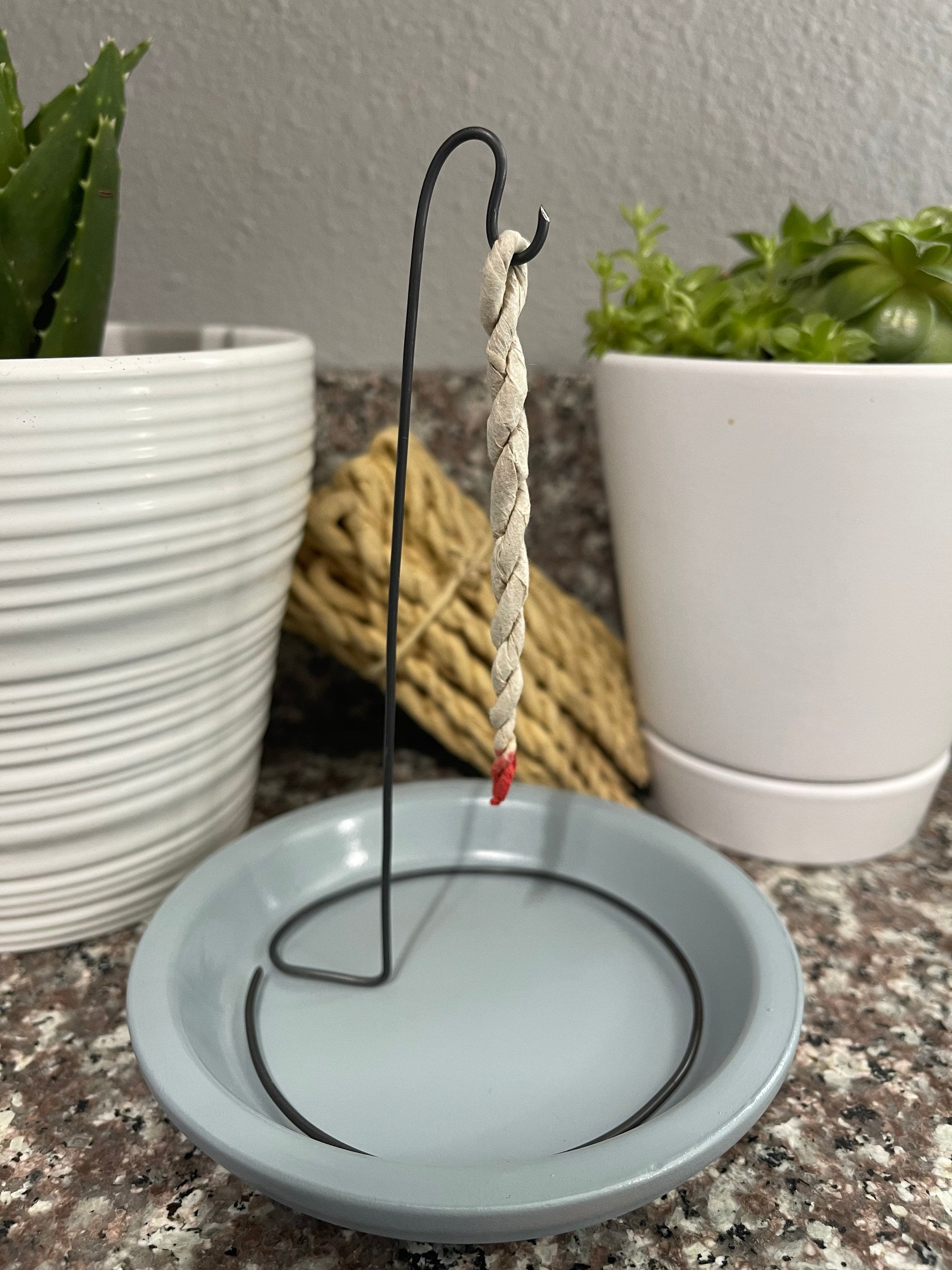 Rope Incense Burner Holder Hook Etsy