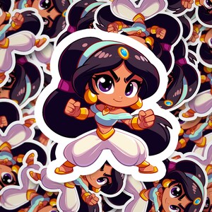 Princess stickers, Fairy Tale sticker, Princes, Fairy Tales, Water bottle stickers, Waterproof, laptop sticker, phone sticker, girly, cute