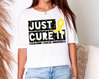 Childhood Cancer Awareness Shirt | Gold Ribbon Tee | Gildan Softstyle T-Shirt | Pediatric Cancer Support Tee | September Awareness Shirt