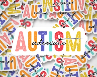 Autism Awareness Sticker, Diecut Sticker, Waterproof, Autism Advocate, Autism, Causes, Mom Sticker, Autism Sticker, Sticker