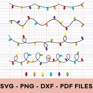 Christmas Lights Svg, Christmas  Svg, Christmas colorful lights Svg, My Favorite Color is Christmas Lights Svg, svg for cricut