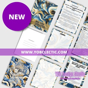 Bold Steps Vertrauen Notizbuch | 30 Affirmationen + 30 Prompts | Workbook zum Wachstum mit sich selbst | Digitales PDF für iPad oder Print