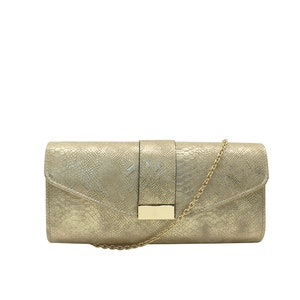 Snake Shimmer Clutch Bag, Evening Clutch, Evening Bag, Wedding Clutch Bag, Handbag for Women, Luxury Bag, Luxury Clutch Bag, Occasion Bag