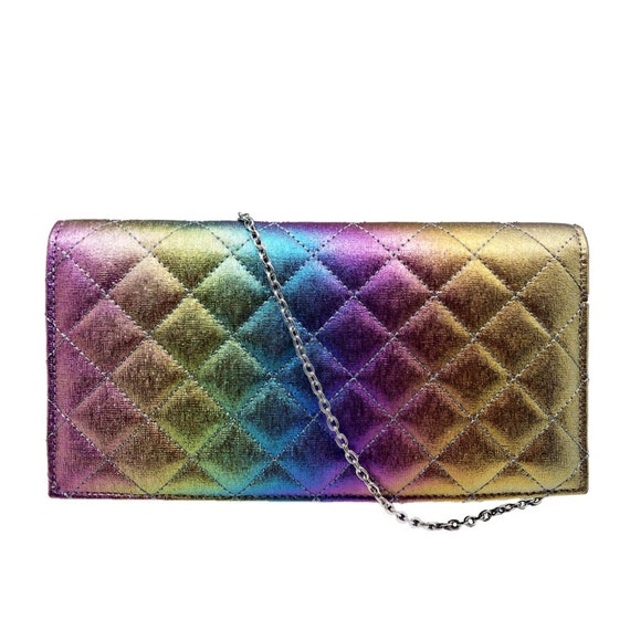 Rainbow Clutch Bag Evening Clutch Evening Bag Wedding 