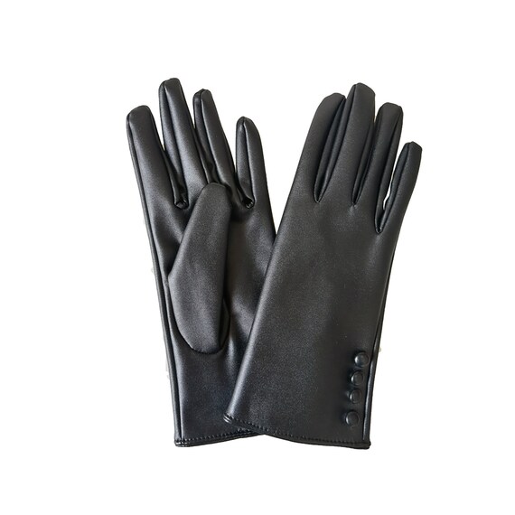 Leather winter gloves womens sale