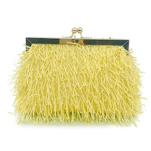 Faux Feder Clutch Tasche, Abendtasche, Abendtasche, Hochzeit Clutch Bag, Handtasche für Frauen, Luxustasche, Luxus Clutch Tasche, Anlass Clutch