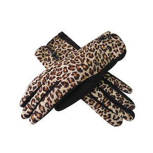 Womens Leopard Design Gloves, Ladies Gloves, Classic Gloves, Gloves for Women, Gift Gloves, Warm Gloves, Gloves, Gift for Her, Winter Gloves