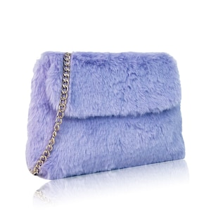 Damen Kunstpelz Klassisch Umhängetasche, Crossbody Tasche, Schultertasche, Abendtasche, Handtasche für Frauen, Damen Handtasche, Mode Handtasche, Vegan
