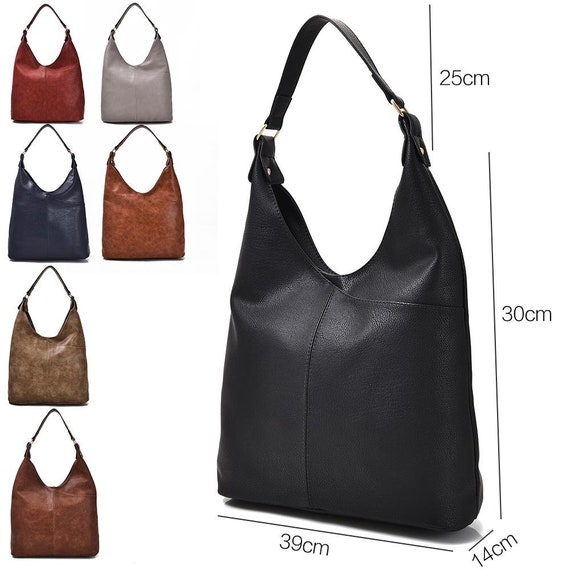 Ladies Soft Italian Real Leather Shopper Tote Bags Women Girls College Shoulder Handbags for Women