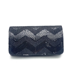 Sequin Patchwork Clutch Bag: Elegant Evening Handbag