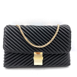 Luxury Evening Clutch Bag: Quilted Handbag with Chain