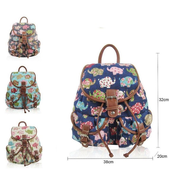 patterned rucksack