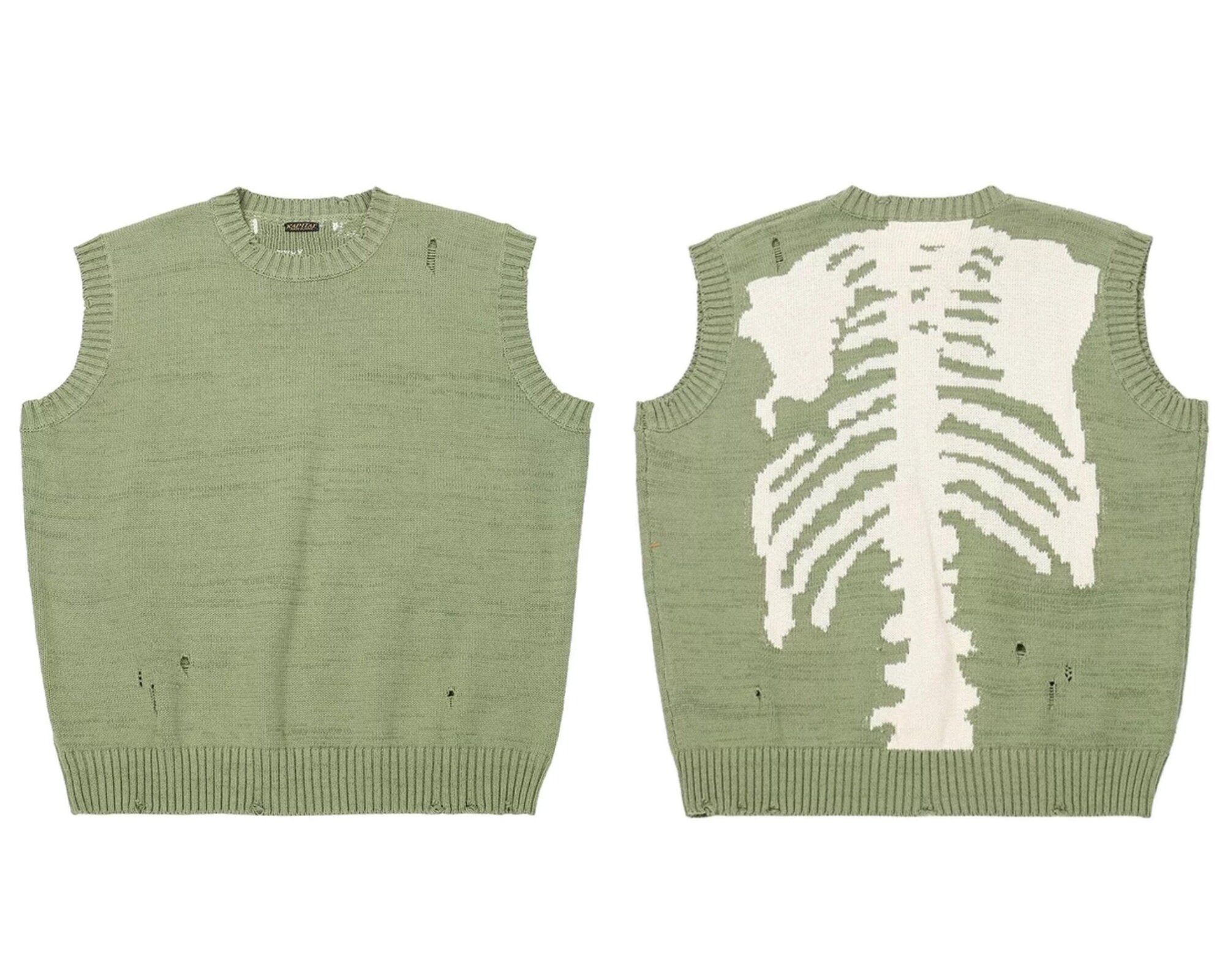 kapital skeleton sweatshirt