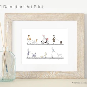 101 Dalmatiner Wand Kunst Druck - Disney Hund Wand Kunst - Nerdy Geschenk - Aquarell Kunst